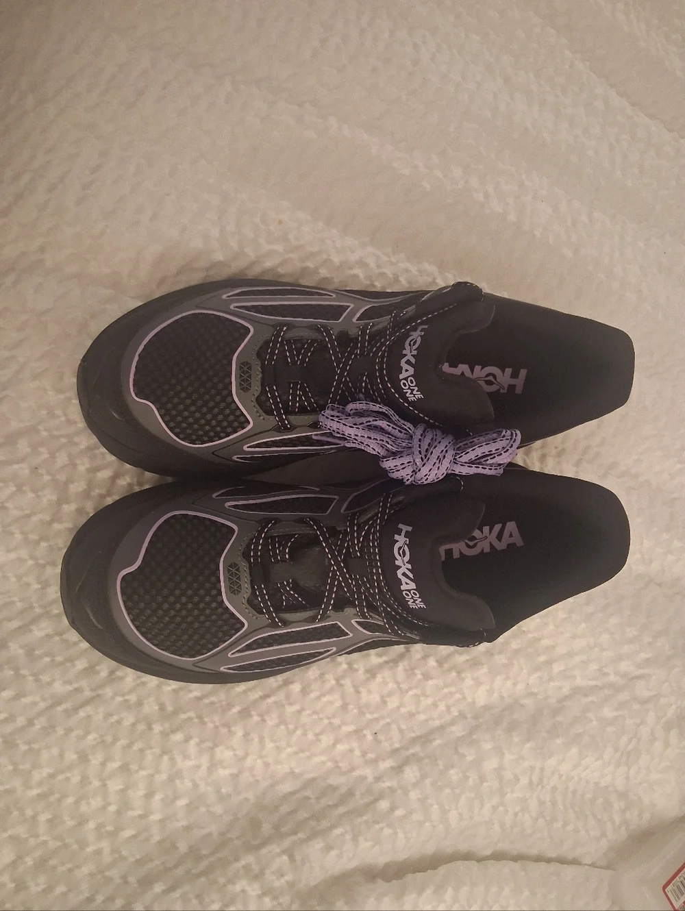 Hoka One One Clifton One 9 Black Aster Flower Men's Athletic Shoes